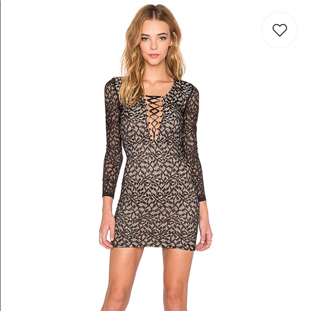 Wyldr black lace dress NWT